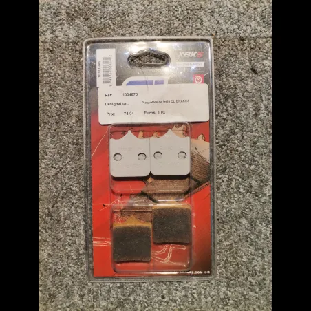 JEU DE PLAQUETTES DE FREIN 1000 RSV  01/08