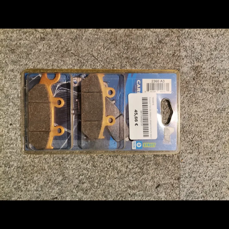 JEU DE PLAQUETTES DE FREIN XTZ 660 TENERE 91/98 JEU DE PLAQUETTES DE FREIN XTZ 660 TENERE 91/98