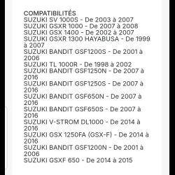 LEVIER D'EMBRAYAGE GSXR 1340 HAYABUSA 08/12
