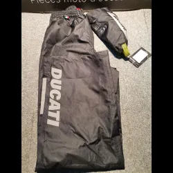 PANTALON PLUIE "DUCATI" (T: XS) (NEUF)