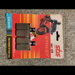 JEU PLAQUETTES FREIN "SBS" 125 NSR DE 1990
