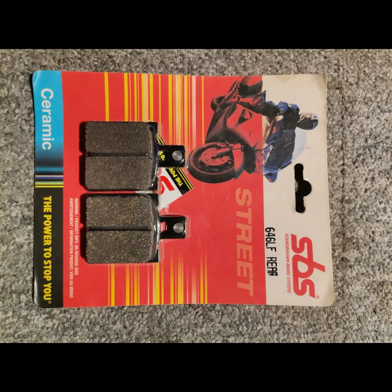JEU PLAQUETTES FREIN "SBS" 125 NSR DE 1990