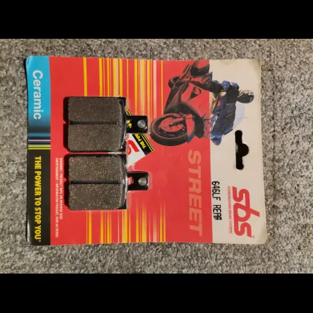 JEU PLAQUETTES FREIN "SBS" 125 NSR DE 1990