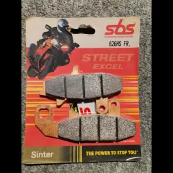 JEU PLAQUETTES FREIN "SBS" 650 DR SE 90/95