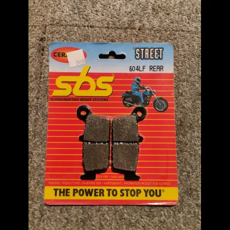 JEU PLAQUETTES FREIN "SBS" CR 250 DE 1995