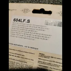 JEU PLAQUETTES FREIN "SBS" CR 250 DE 1995