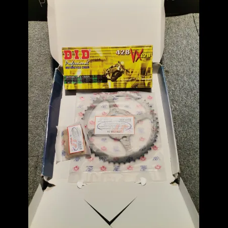 KIT CHAINE "DID" (NEUF) 125 VAN VAN 03/16